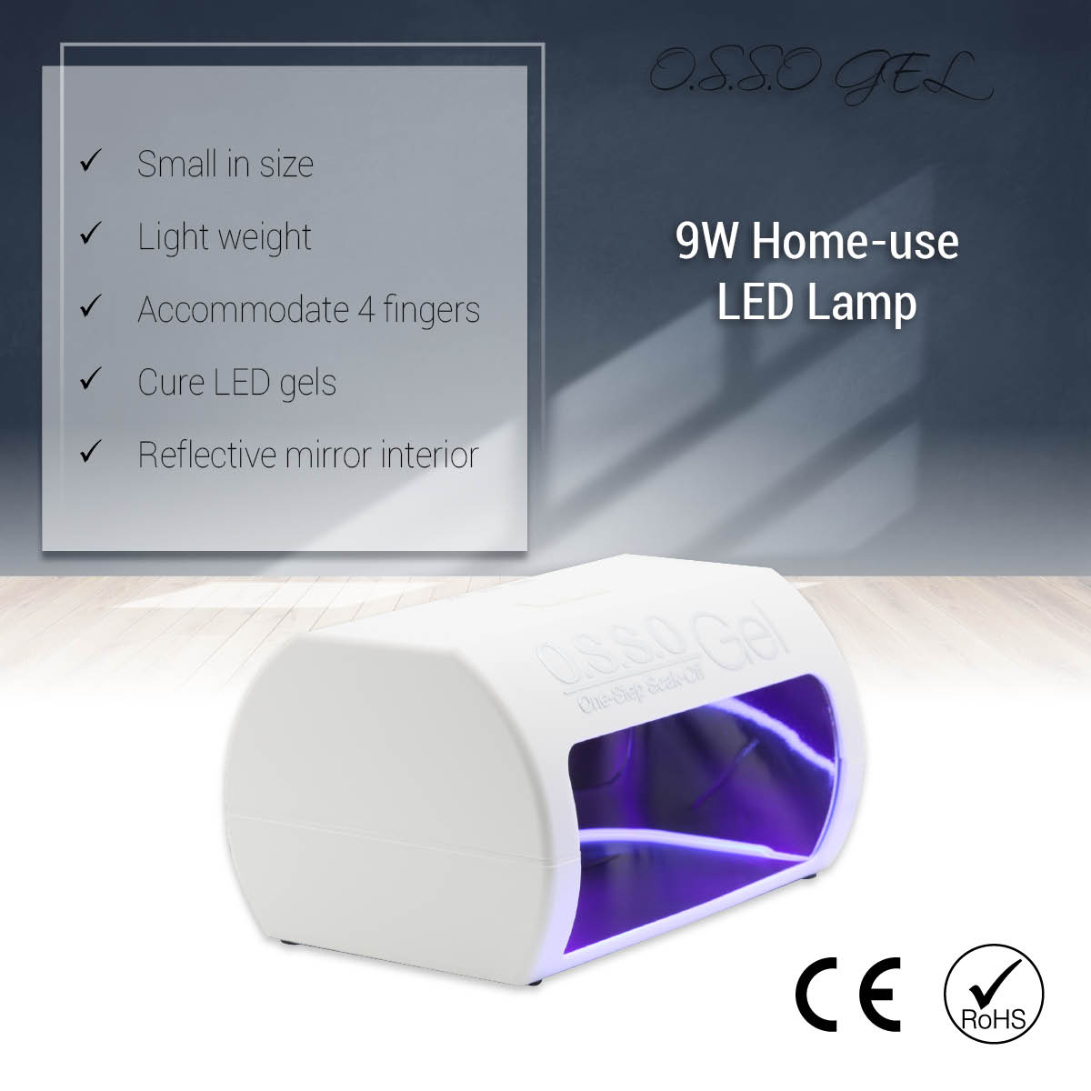 9W Home-use LED Nail Lamp