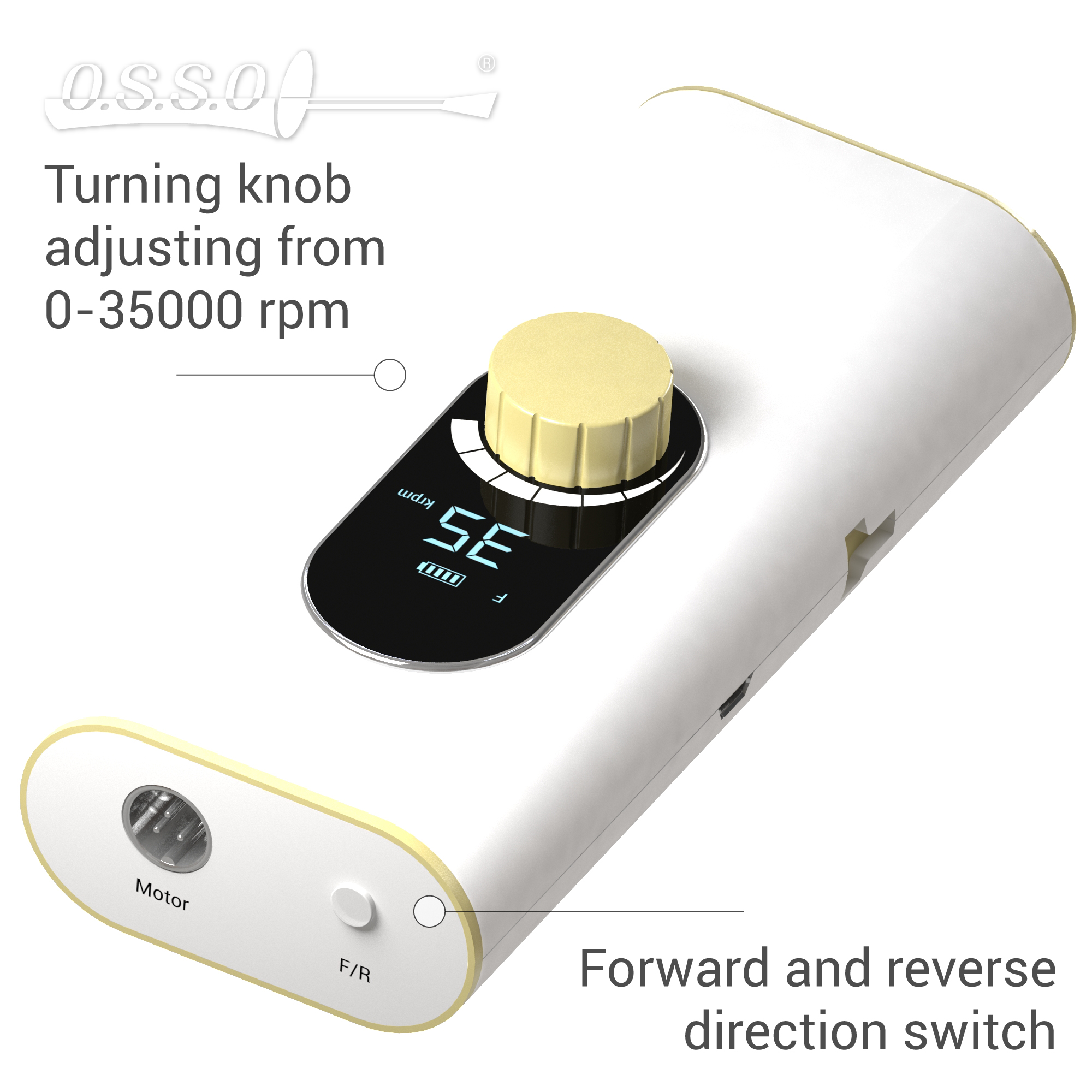 Portable Rechargeable Nail Drill