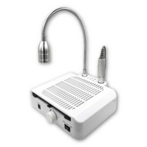 打磨機 + 吸塵器 + LED照明燈3合1美甲工作台