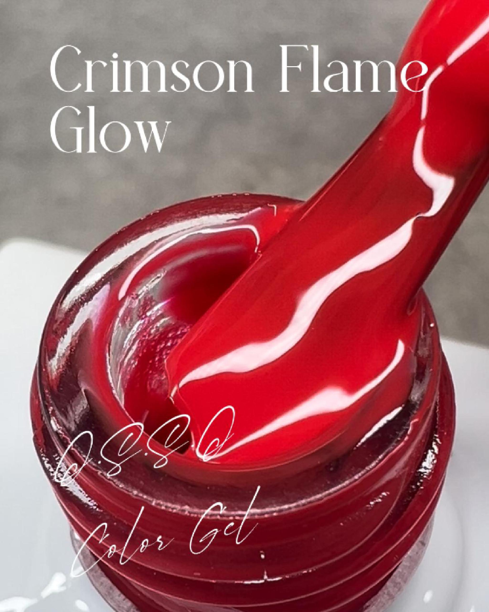 彩色甲油膠 Crimson Flame Glow 18ml