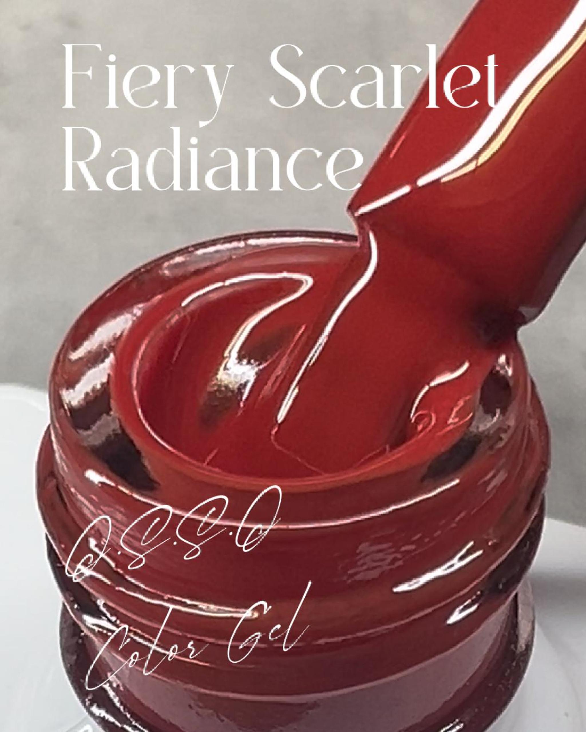 彩色甲油膠 Fiery Scarlet Radiance 18ml